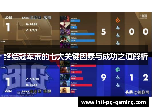 终结冠军荒的七大关键因素与成功之道解析