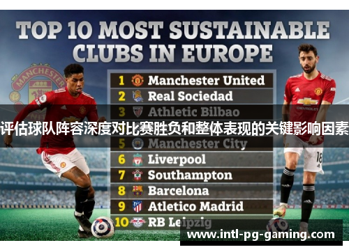 评估球队阵容深度对比赛胜负和整体表现的关键影响因素